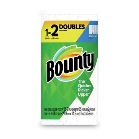 BOUNTY 5.9 x 11 in. Double Kitchen Roll Paper Towel, White - 110 Sheet- 24 Roll PGC66539